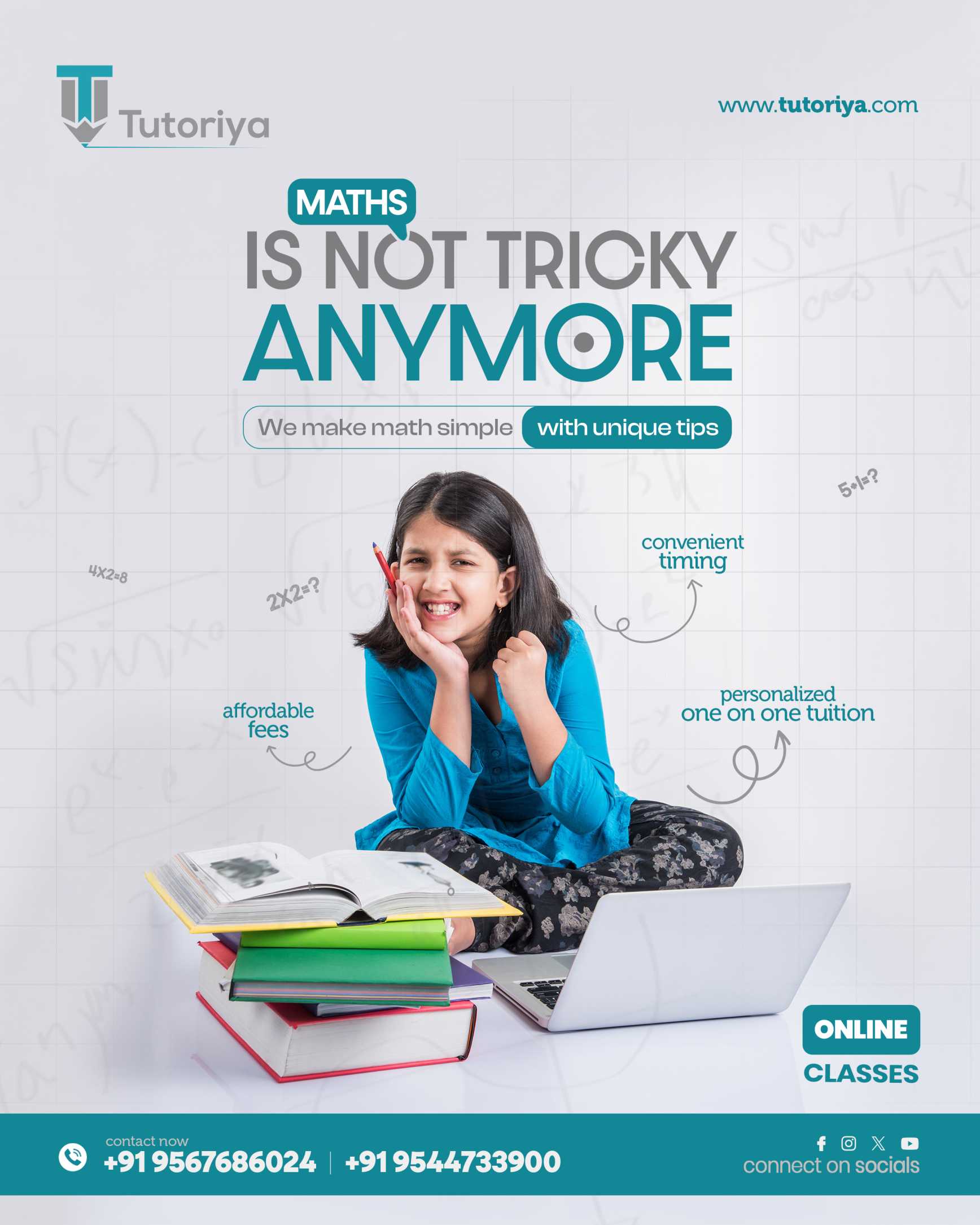 Maths Is Not Tricky Anymore – Here’s How Tutoriya Makes It Simple